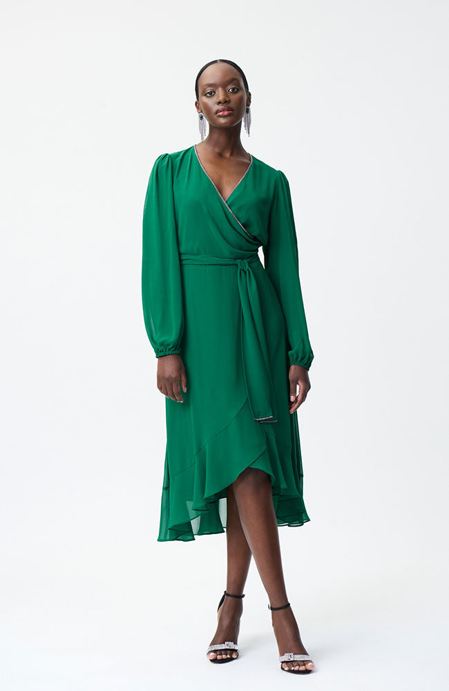 Layered sale wrap dress