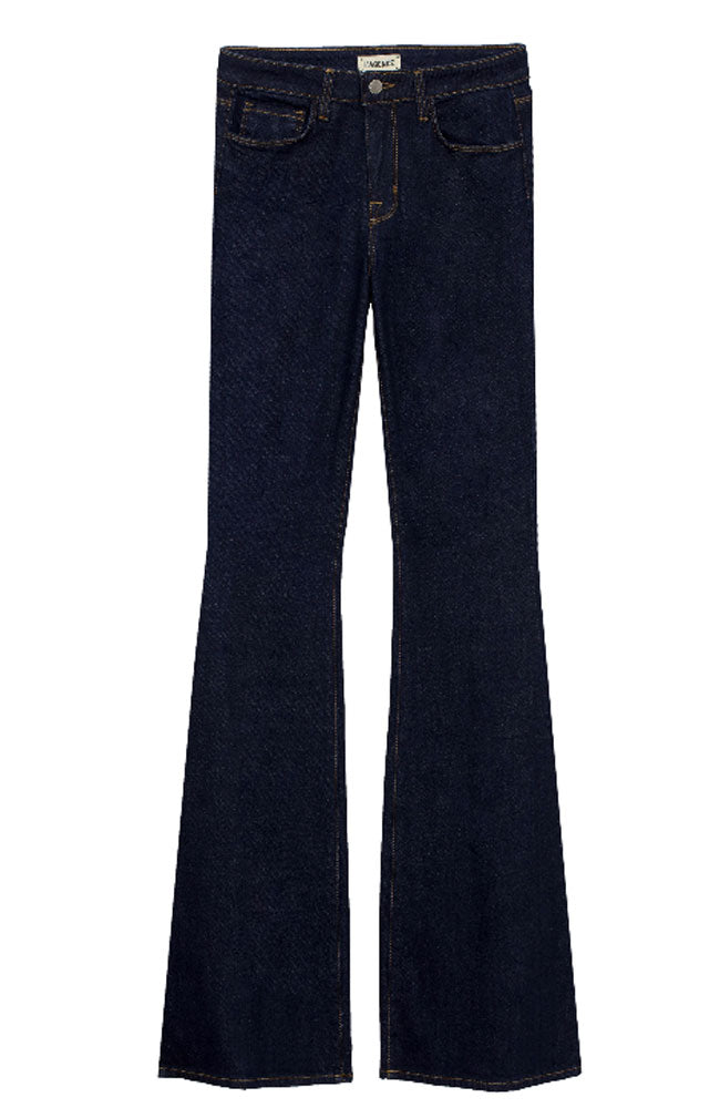 L’Agence Oriana High Rise 2024 Straight Jeans in Sequoia Medium Wash 29 $275