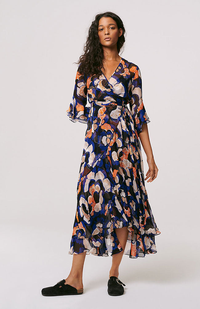 Viscose chiffon dress