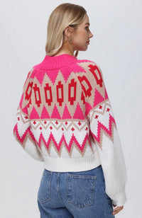 Victoria Fair Isle Zip Jacket