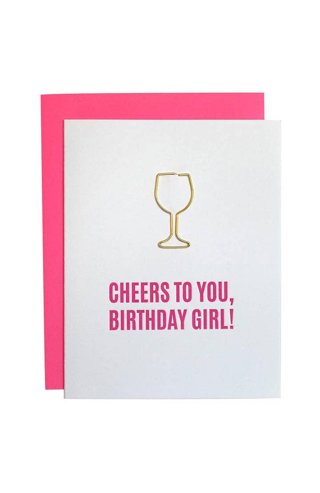 Cheers Birthday Paperclip Card