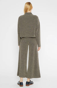 Tweed Funnel Neck Top