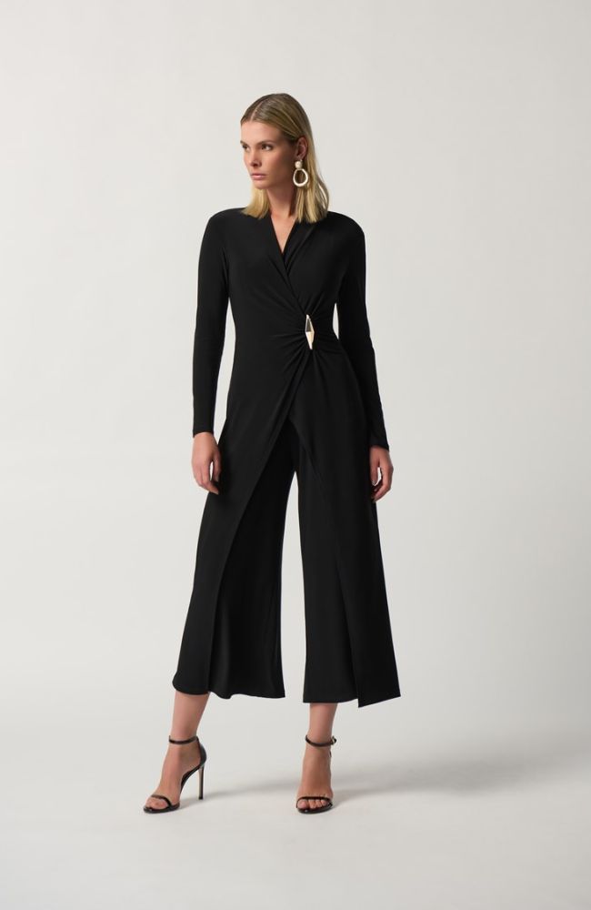 Wrap Culotte Jumpsuit