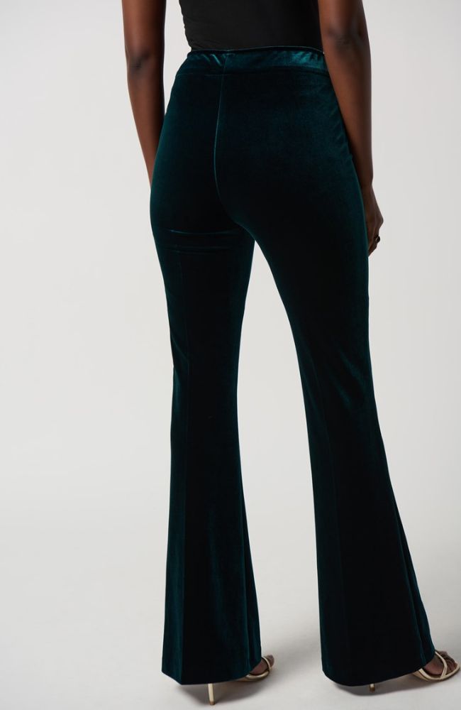 Velvet Flared Pull On Pants – shoprodeodrive