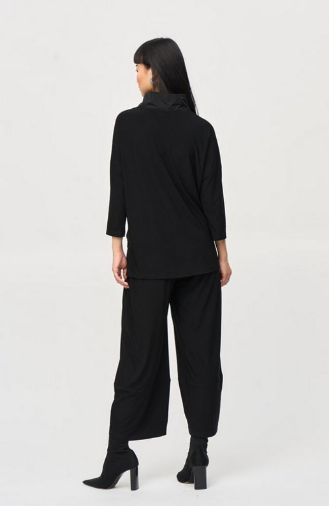 Silky Knit Cropped Jumpsuit