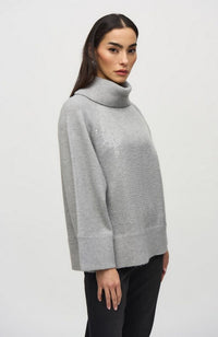 Sweater Knit Boxy Top Sequins