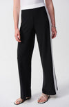 Wide Leg Pant with Stripe