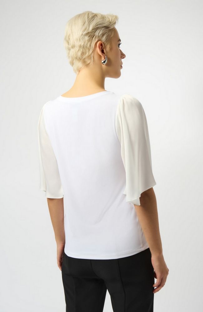 Silky Knit Satin Straight Top