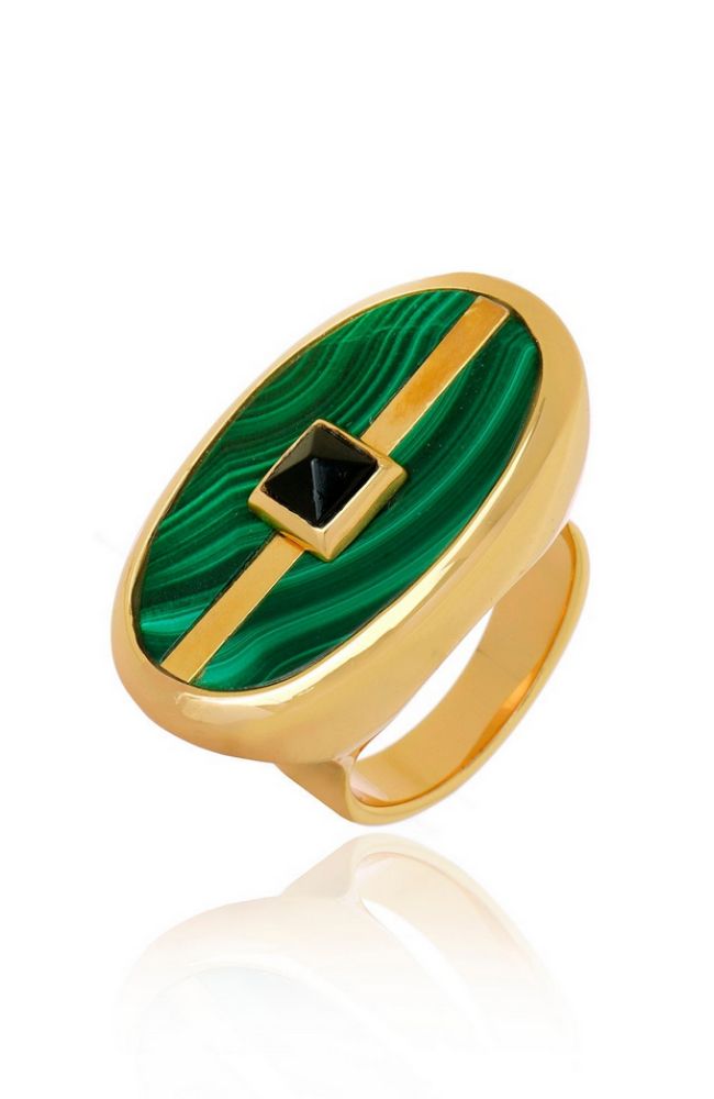 Inspire Ring Size 7 Malachite