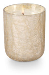 Winter White Small Boxed Crackle Glass Candle