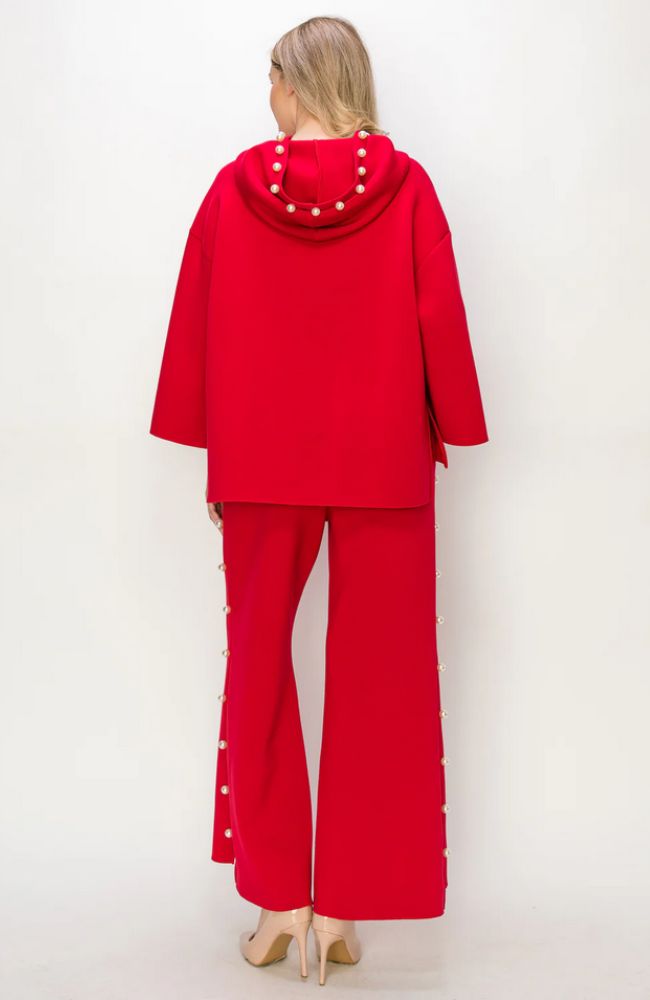 Francine Hoodie in Red