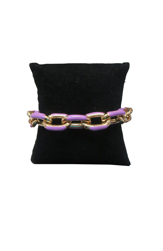 Purple Enamel Bracelet