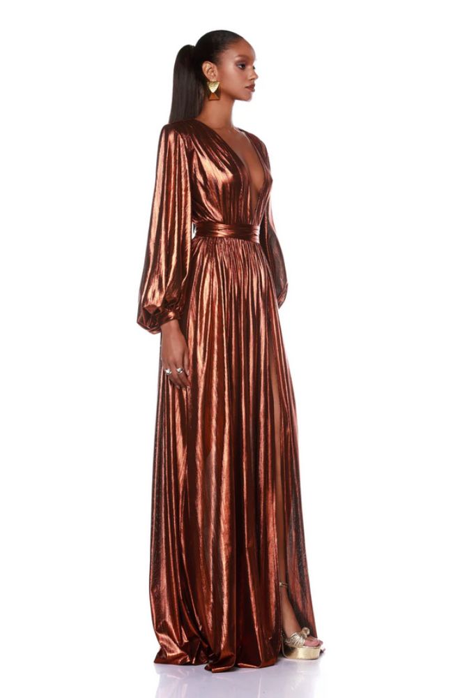 Zoe Copper Gown