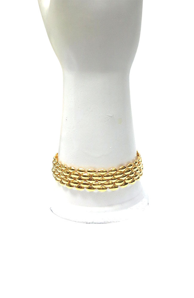 Gold Medium Mesh Bracelet