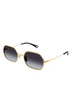 Chloe Sunglasses Scallop Gold Grey Lens