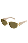 Chloe Sunglasses Neutral Green