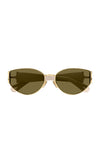 Chloe Sunglasses Neutral Green