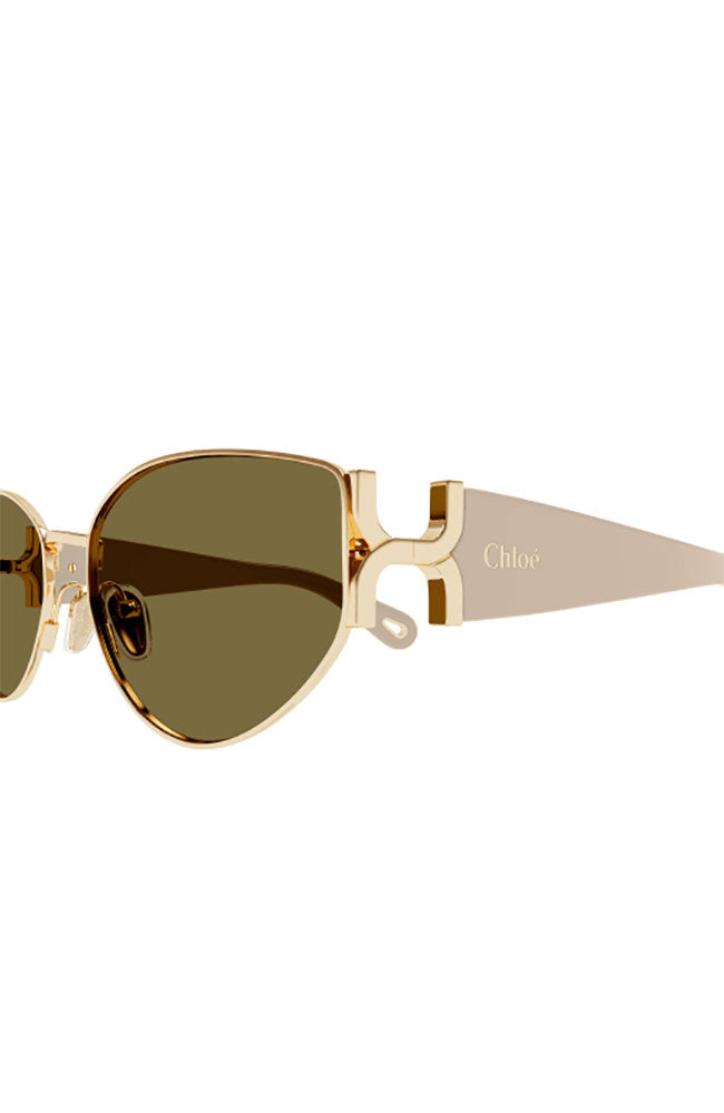 Chloe Sunglasses Neutral Green