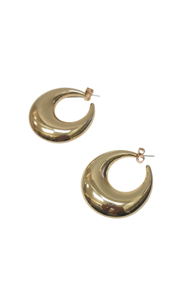 Gold Hoops Chunky