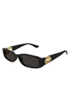 Gucci Sunglasses Minimal Black Gold Logo