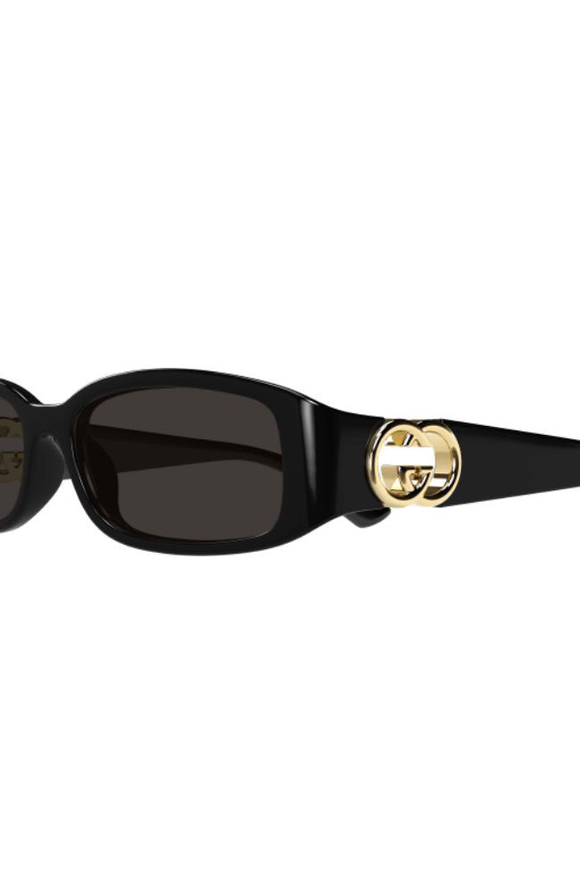 Gucci Sunglasses Minimal Black Gold Logo