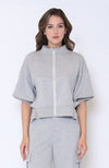 Zip Up Split Side Jacket