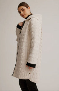 Quilted Stretch Relax Fit Coat