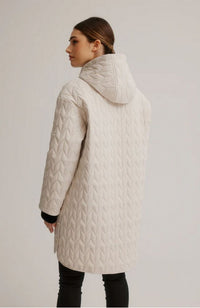 Quilted Stretch Relax Fit Coat