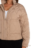 Quilted Jacket Zip Out Hood