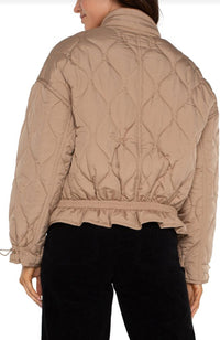 Quilted Jacket Zip Out Hood