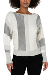 Dolman Sweater with Colorblock