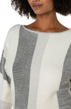 Dolman Sweater with Colorblock