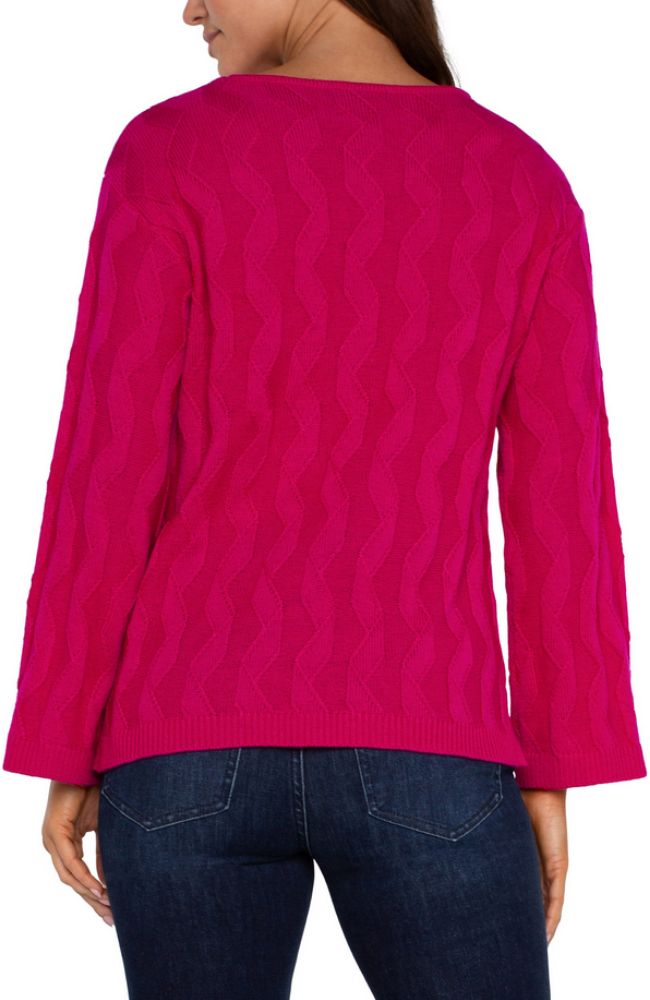 Long Sleeve Boat Neck Sweater