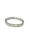 Silver Interlocking Bs Bracelet