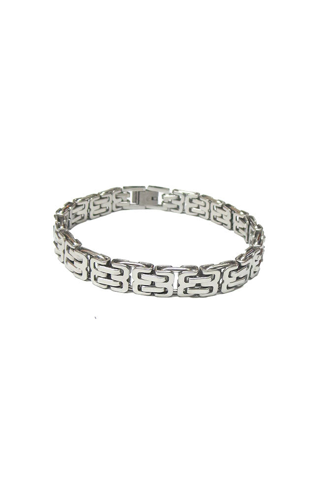 Silver Interlocking Bs Bracelet