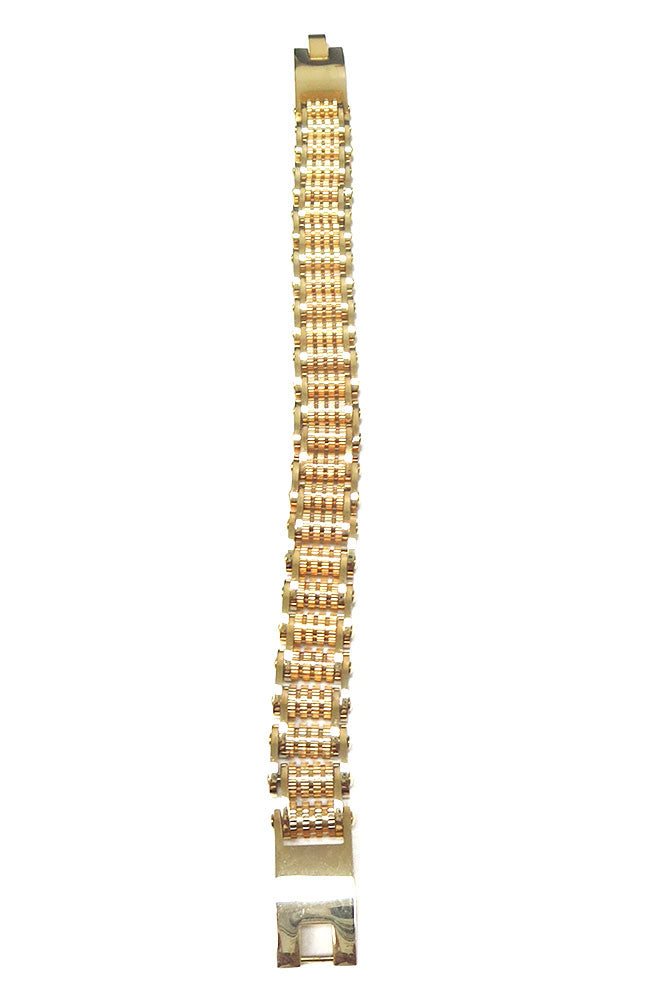 Gold Watch Link Bracelet