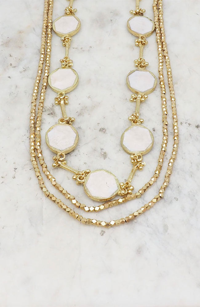 White Skylea Necklace