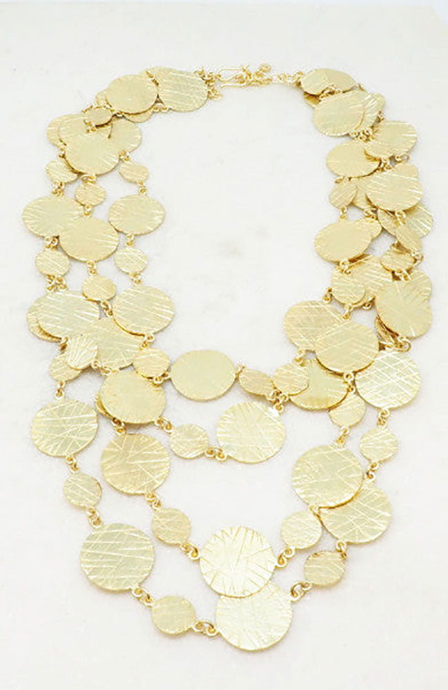 Valentina Gold Multiple Chain Necklace