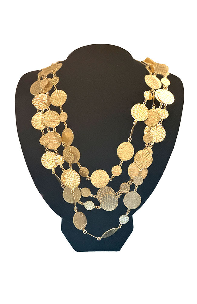 Valentina Gold Multiple Chain Necklace