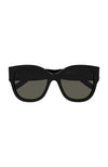 YSL Hinge Detail Sunglasses in Black