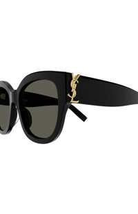 YSL Hinge Detail Sunglasses in Black