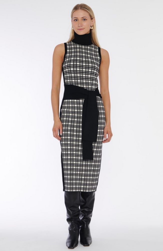 Peggy Windowpane Dress