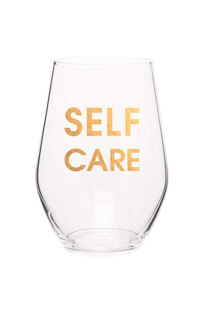 Self Care Wine Glass