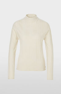 Mockneck Longsleeve Top in Cream