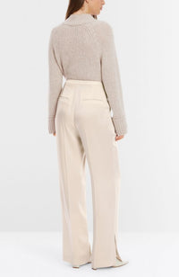 Cream Pull on Pant