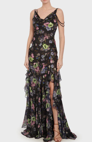 Midnight Bloom Isla Gown – shoprodeodrive