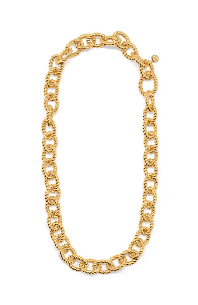 Victoria Small Chain Necklace 18" Gold