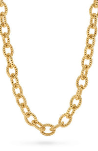 Victoria Small Chain Necklace 18" Gold