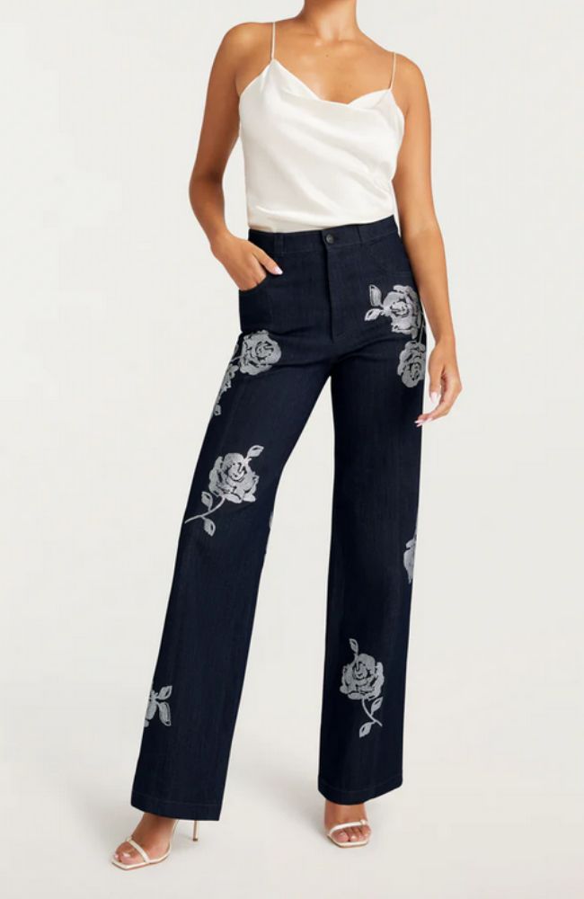 Heatset Roses Francine Pant