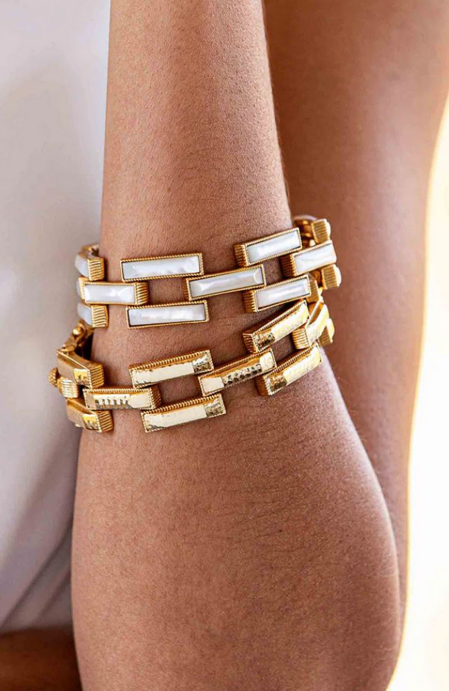 Pathway Link Bracelet Gold